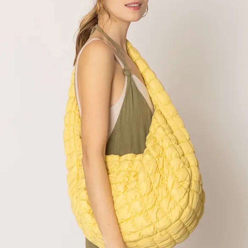 MW Most Wanted, Yellow Quilted cross body Bag